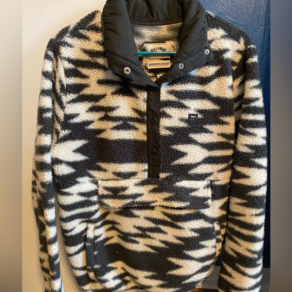 BILLABONG A-DIV COLLECTION ANORAK 3/4 SNAP FLEECE